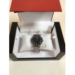 A mans Boxed Tissot watch. Untested. Dial approx 4cm