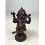 A resin Ganesh elephant figure H:27cm