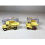 Dinky Supertoys. A Euclid Rear Dump Truck - boxed in played with condition also with a 962 Muir-Hill