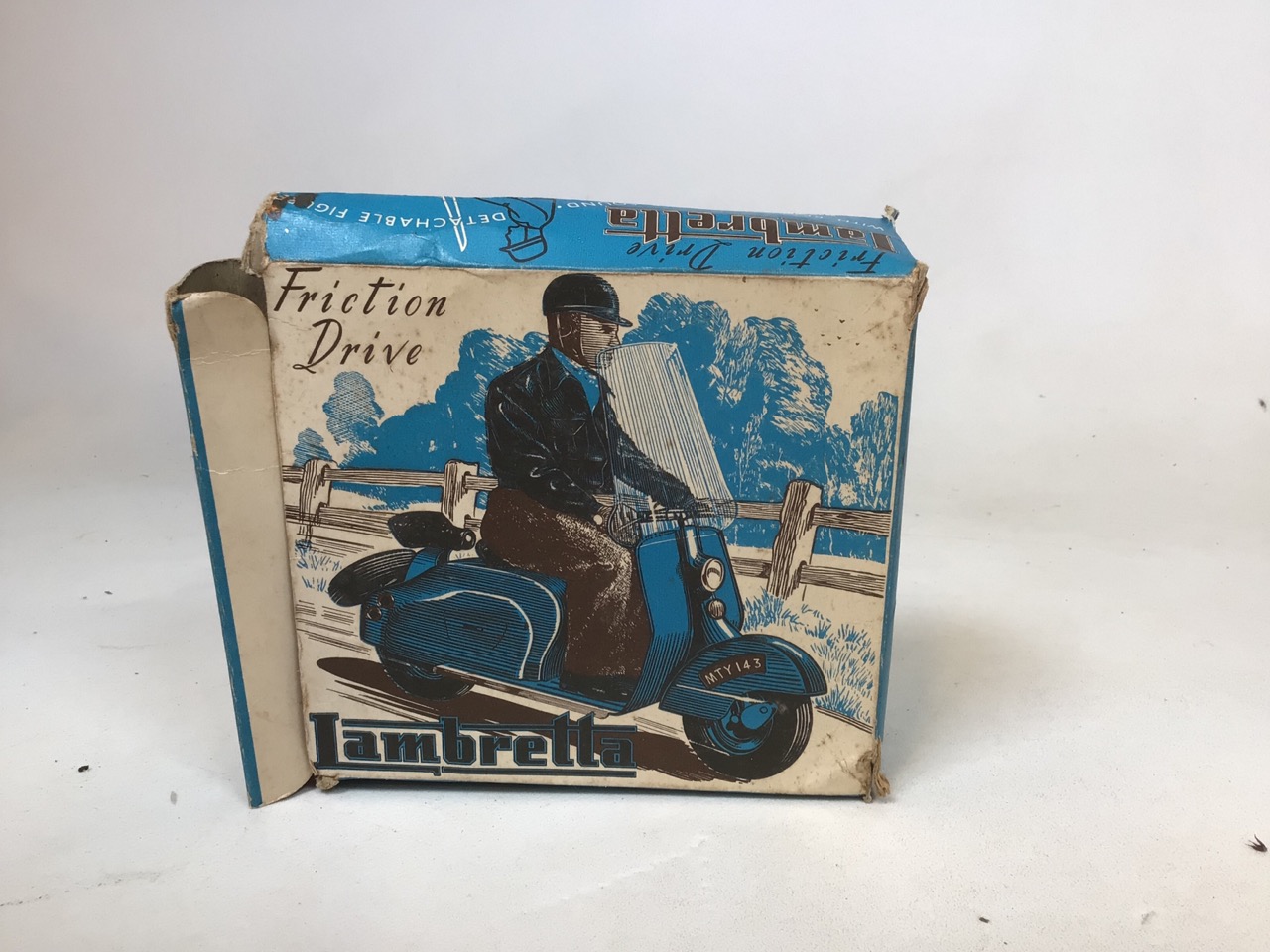 Louis Marx & Co, Swansea, Electric powered Tricky Tommy - The big brain tractor. In original box but - Image 12 of 12