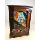 A Twentieth Century Art Deco penny operated to release ball slot machine. Cigarette pay out W:50cm x