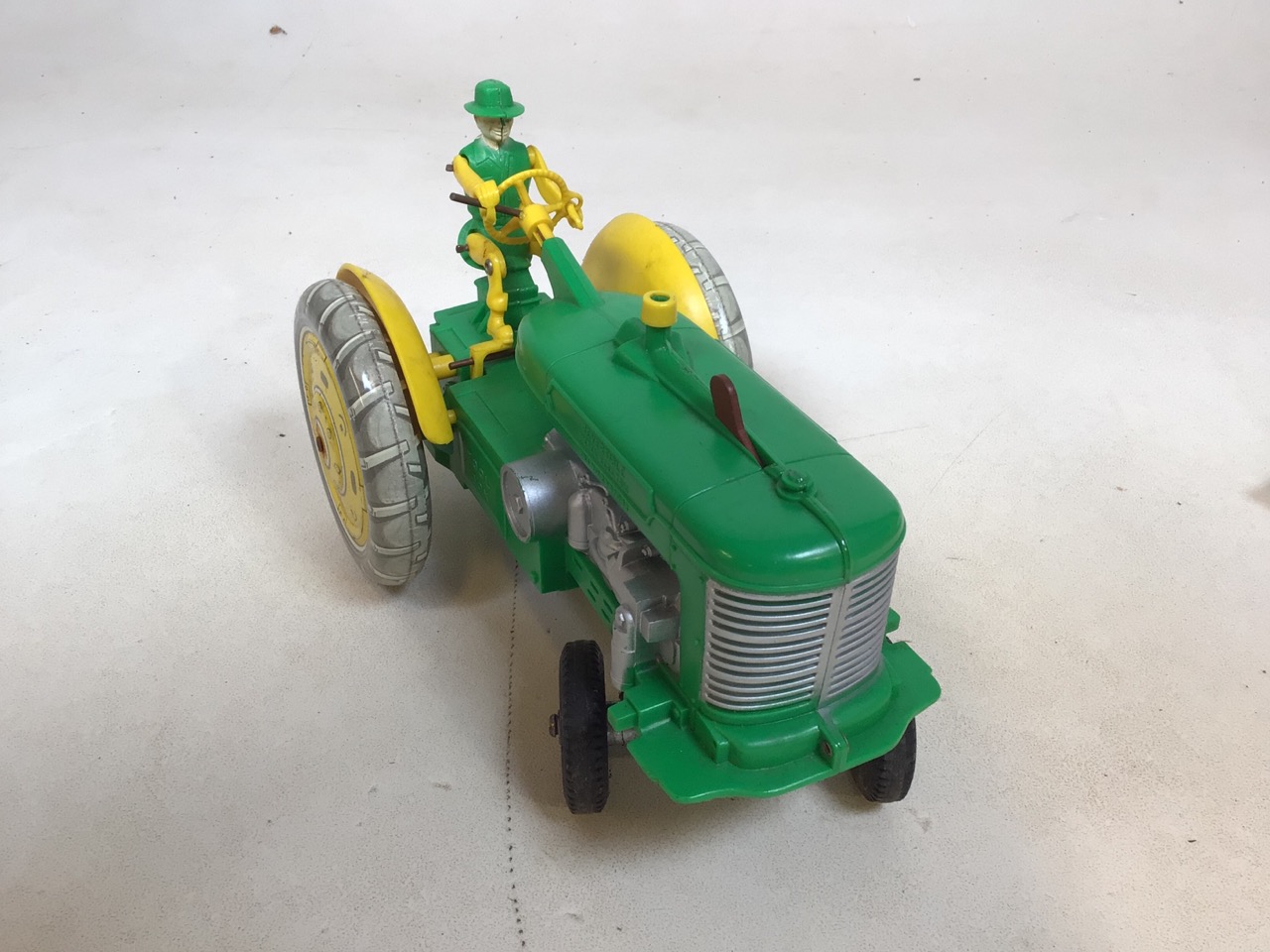 Louis Marx & Co, Swansea, Electric powered Tricky Tommy - The big brain tractor. In original box but - Image 3 of 12