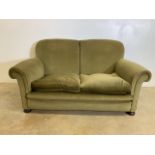 A early to mid 20th century two seater Draylon sofa. W:160cm x D:90cm x H:85cm