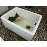 A Belfast sink. W:62cm x D:47cm x H:34cm