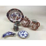 A collection of ceramics including Minton, Royal Crown Derby and oriental ceramics
