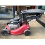 A sovereign petrol mower.