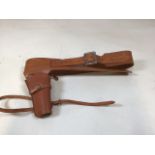 A leather holster