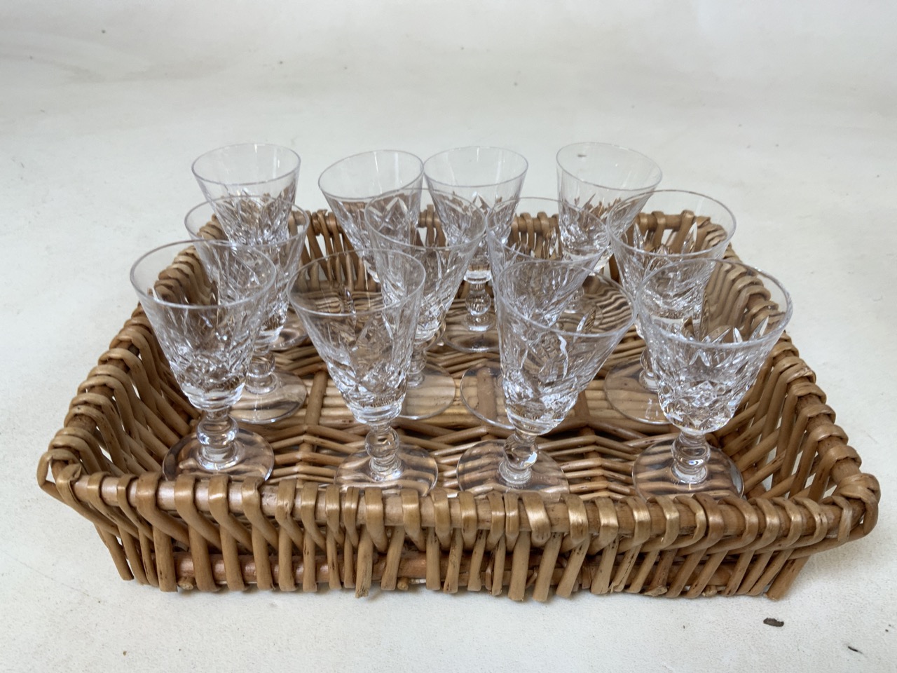 A quantity of glassware including 2 glass handbags, 4 decanters and other items - Image 6 of 6