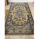 A large Persian Nain carpet also with another. W:290cm x H:160cm