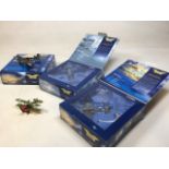 Three Corgi Aviation Archive planes - three with original boxes. A Messerschmitt Bf109E-4, a