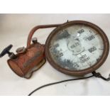 A large volt direct current meter. The Records electrical co ltd Broadheath also Vintage bad boy