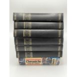 History of the 20th Century across 6 volumes by Purnell. Bound in hard slip jackets. Also, Chronicle