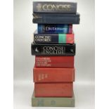 Reference Books. Collection of reference works and dictionaries, to include the Whos Who of