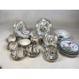Indian tree tea set - mainly Johnson bros - tea pot is earlier by Washington Pottery. Also with a
