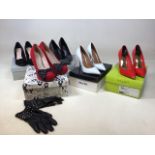 Five pairs of court shoes in good condition - have been worn. Size 4 / 37. Ted Baker, Miss KG,