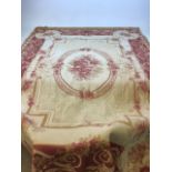 A Laura Ashley home Aubusson rug. 59% Cotton, 41% Wool W:166cm x H:237cm Approx