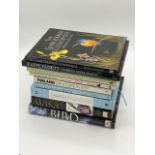 12 hard bound folio books of bird, craft and wine interest to include Birds by Dorling Kindersley.