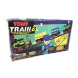 Tomy train freight train set No.3 - box sealed after use, untested. AF.