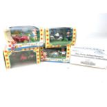 Toy Corgi Noddy cars in presentation boxes also with a boxed Corvette an adult collectable.