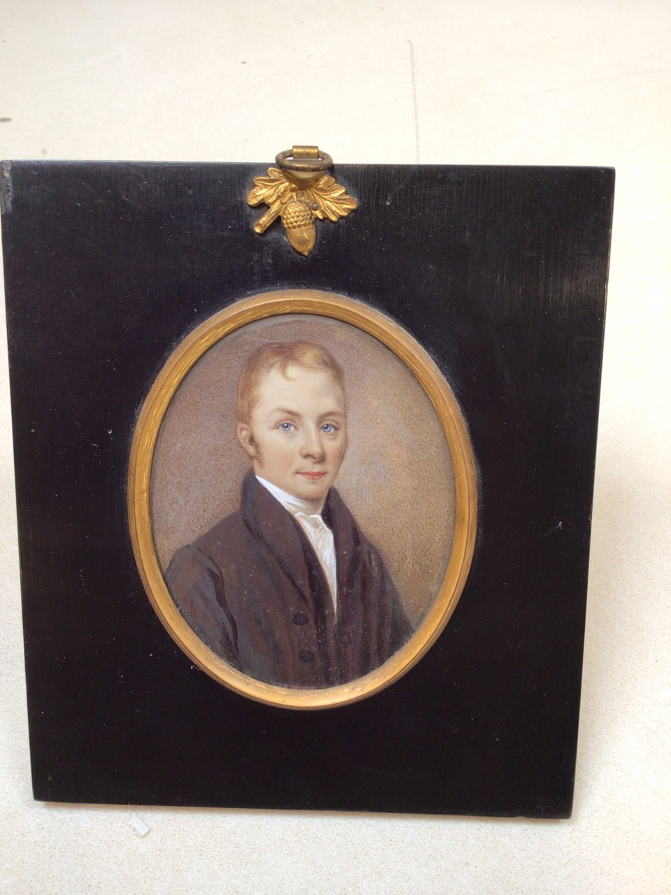 Three miniatures water colour and gouache of John Butler 1768-1839, Mary Butler Died 1885, Peter - Image 4 of 8