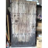 An oak barn door from a tudor barn, Ash Hill, Blackdown hills. W:104cm x H:193cm