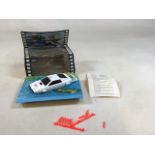 Corgi James Bond Lotus Esprit ref 269. Car still on original card board inner. Box dented and dusty.