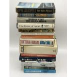 Various fiction. 15 total. Hardbound and paperback. To include Morris West and Mark Twain.