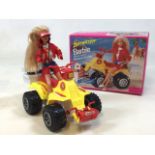 1990s Baywatch Barbie remote control Rescue Cruiser quad bike. With accessories. Untested.