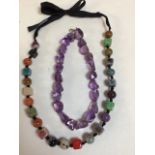 J5 Two beaded necklaces