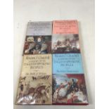 Four volumes of A History of the English Speaking Peoples by Wilson S Churchill. Volume 1 The