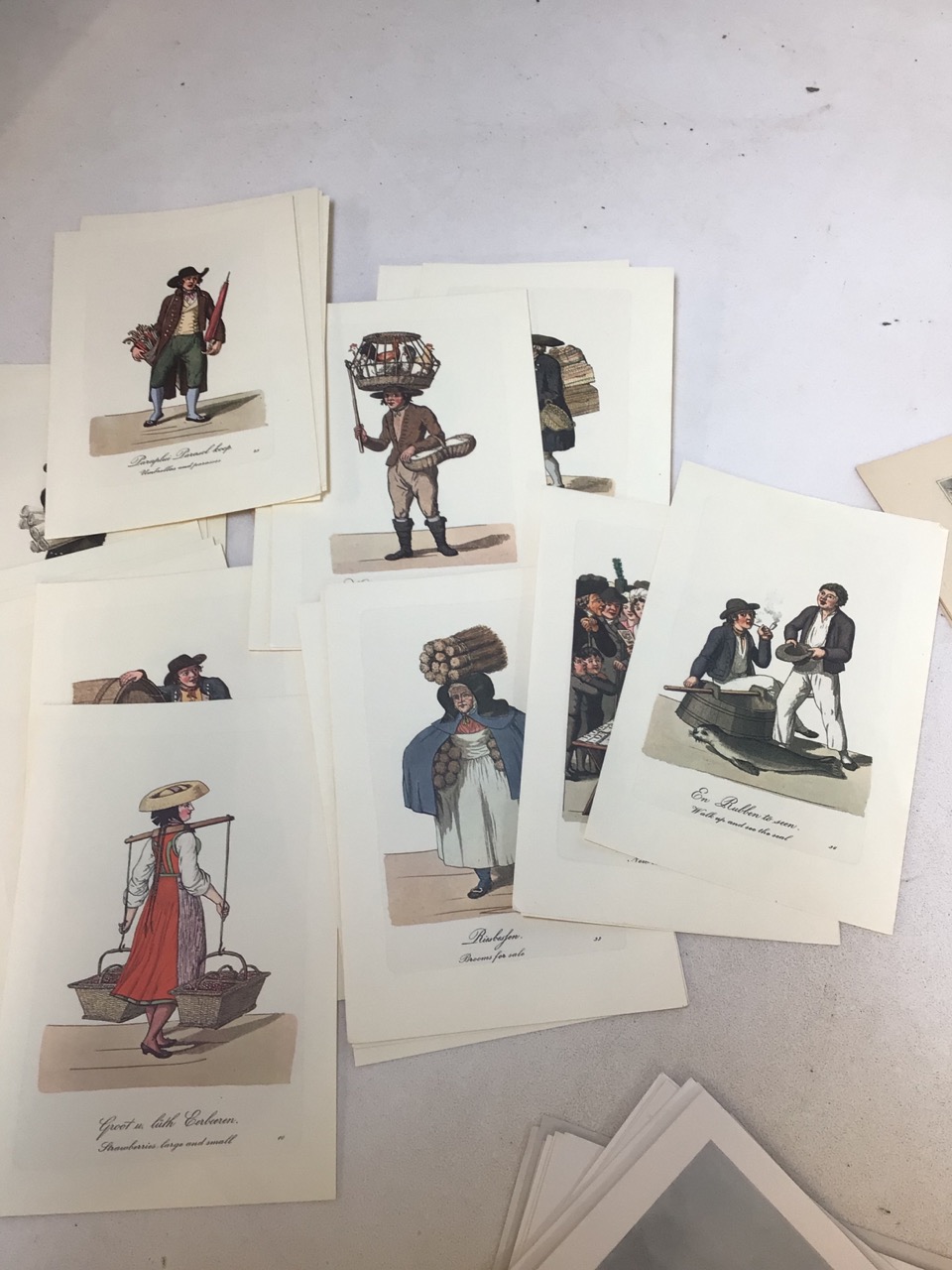 A quantity of colour plates including hunting scenes, ball room scenes, maritime, German cries and - Image 2 of 12