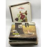 Large quantity of vintage records, including official soundtracks, easy listening and classic