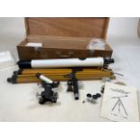 A topic astronomical 234 power 60mm Altazimuth mount refractor telescope in original box with