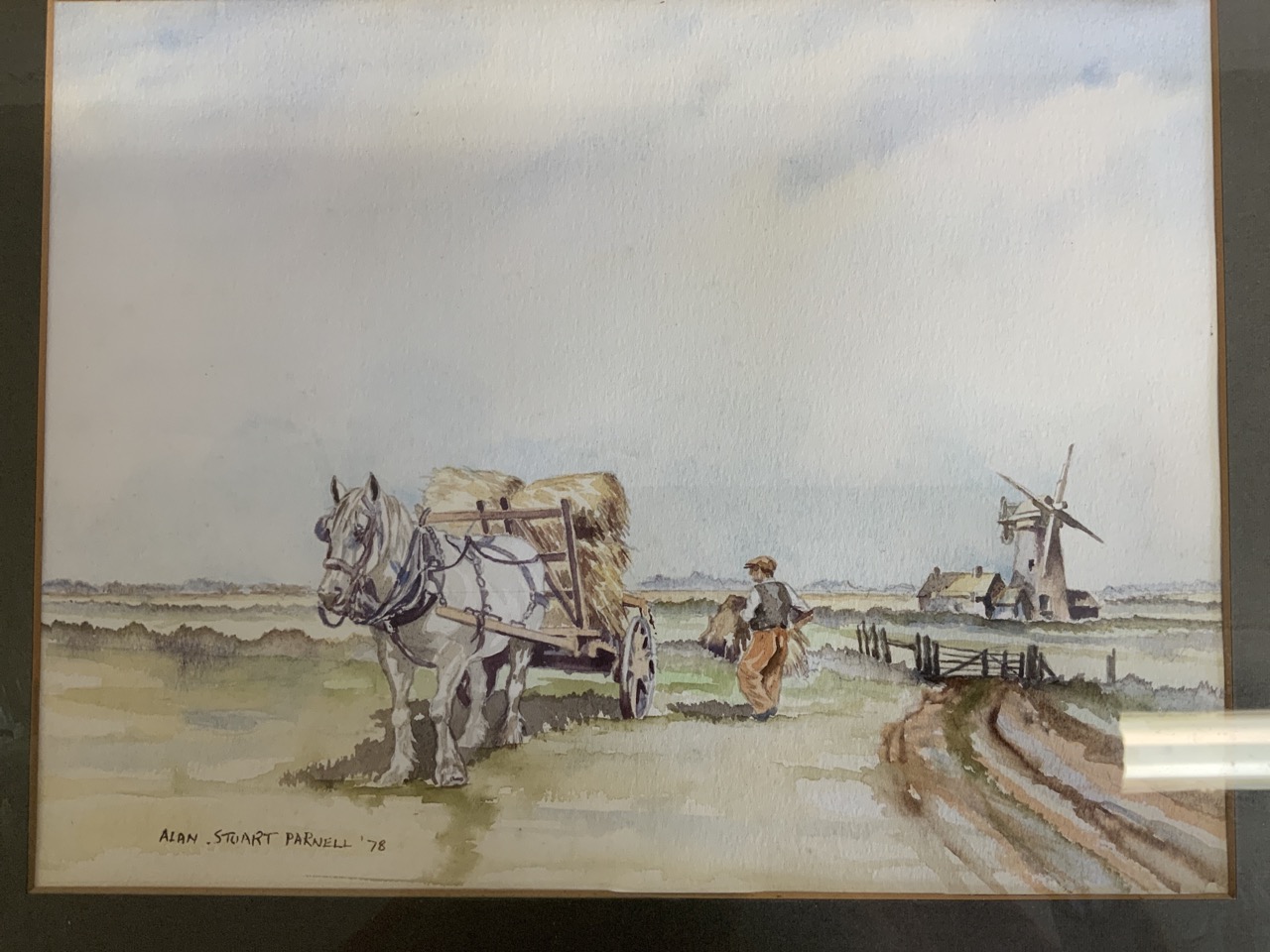 Four watercolours, David Phillips, two by Alan Stuart Parnell and another. - Image 6 of 9