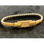 9ct gold watch - Emperor 17 jewels on 12ct rolled gold bracelet