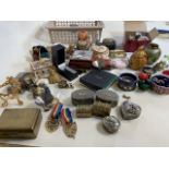 A large quantity of collectable items, trinket boxes etc.