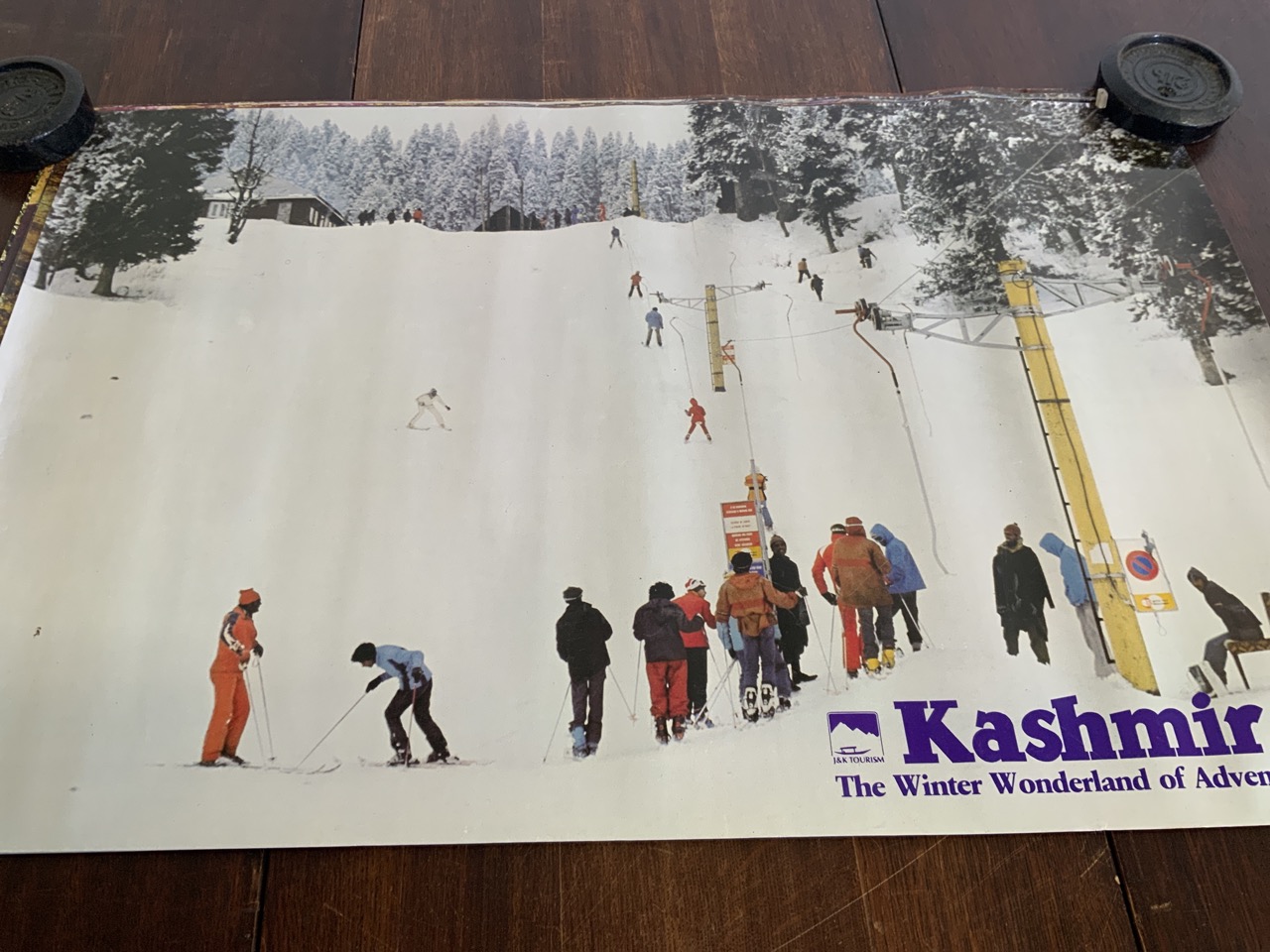 A Series of 1980s Kashmir tourism posters. W:73cm x H:48cm