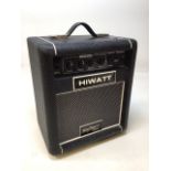 Hiwatt Maxwatt Series Hurricane bass guitar amplifier. AF, untested. Good visual condition. W:26.5cm