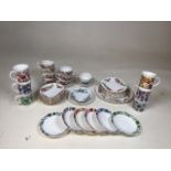 Collection of china items, Queen Anne and Carnaby. Approx 40 pieces total. Good condition.