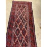 An Afghan Meshwani runner - wool W:78cm x H:385cm