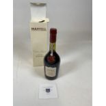 A bottle of Martel Cognac Extra 75cl