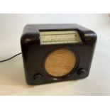 A vintageBakelite Bush radio - untested W:29cm x H:24cm