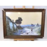 John White, RBA RI (b.1851 - d.1933) Original framed watercolour landscape
