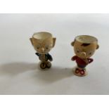 Noddy and Big Ears wooden egg cups H:9cm
