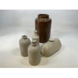 A quantity of stoneware items H:36cm largest jar