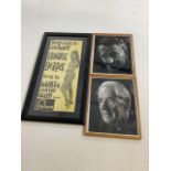 A pair of 1960s photographs by CV Petersen inscribed Plymouth tramps also with a Fontana print of