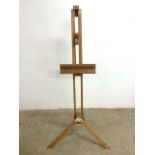 A large Windsor and Newton artists easel.