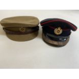 Two military caps.