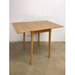 Mid 20th century Drop-flap Formica breakfast table. Czechoslovakia made, by Quitmann. Good