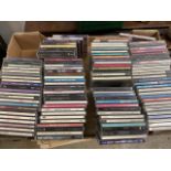 A large collection of cds.